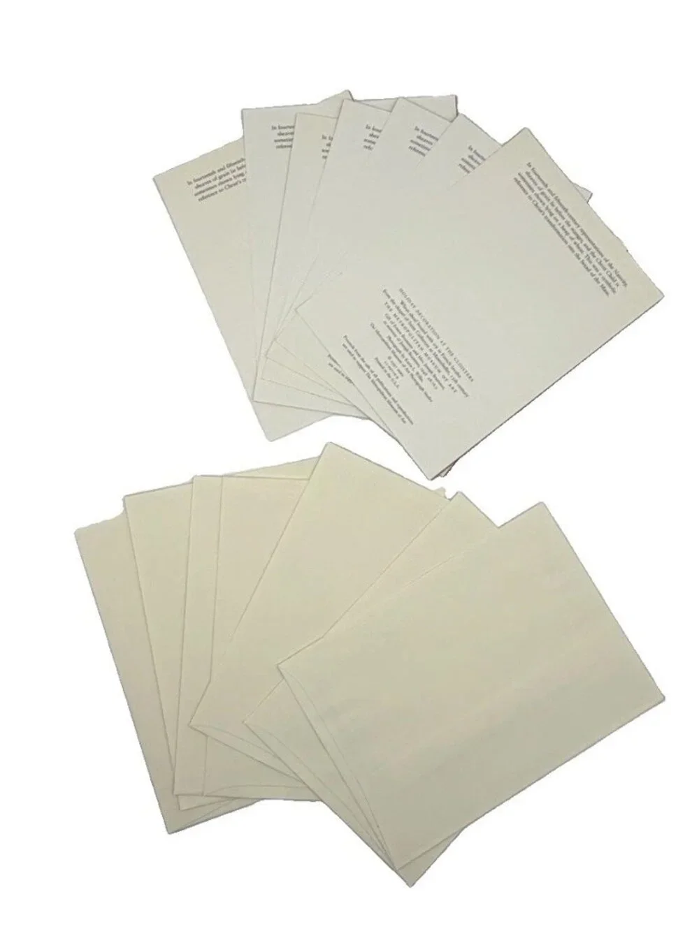 Vintage 1997 Metropolitan Museum Art MMA Holiday Cards Religious 7 HTF READ